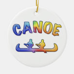 Two to Canoe Christmas Tree Ornaments