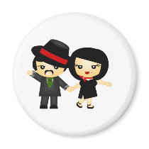 Two to Tango Fridge Magnets