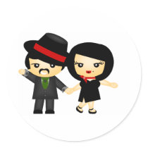 Two to Tango Stickers