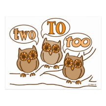 Two To Too Post Cards