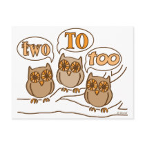 Two To Too postcards