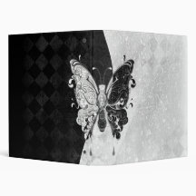 Two Tone Butterfly Binder
