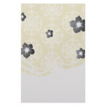 two tone gold royale damask pattern stationery paper