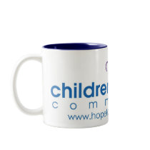 Two-Tone Mug (Blue) by ChildrensCancerComm Two-Tone Mug (Blue)