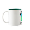 Two Tone Mug with Belgian Spirit Symbol by BlackBird_Graphics Two Tone Mug with Belgian Spirit Symbol