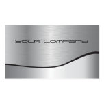 Two-tone Silver Corporate Business Card