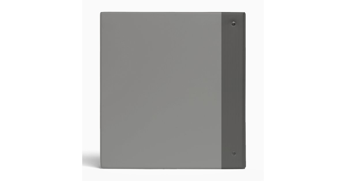 TwoToned Gray Binder Zazzle