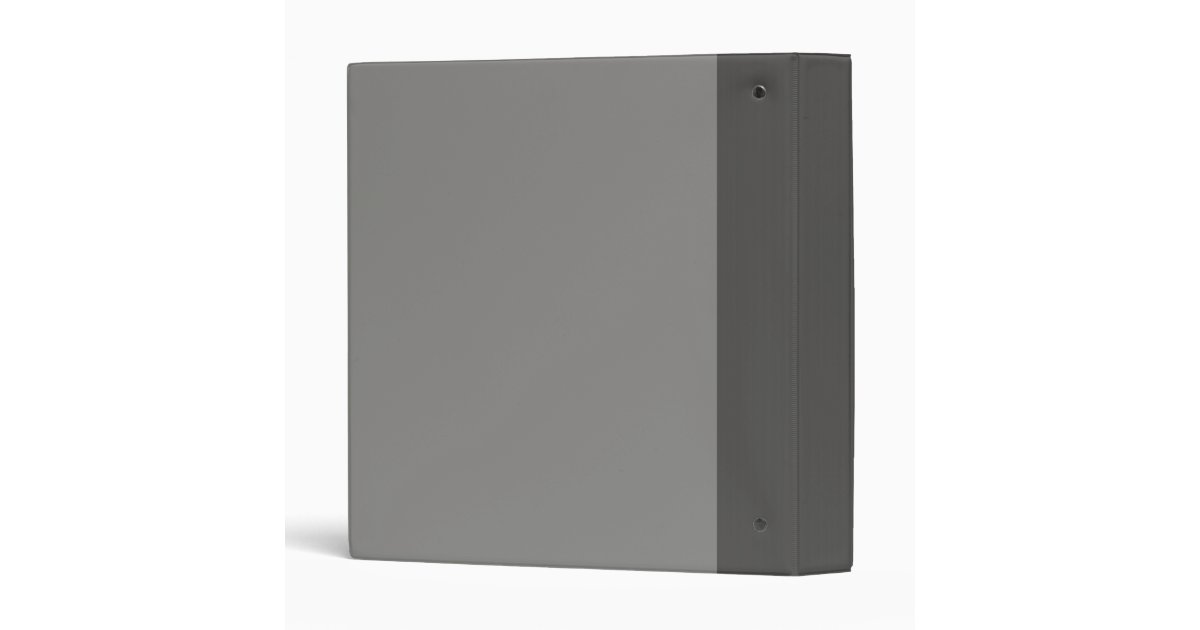 TwoToned Gray Binder Zazzle
