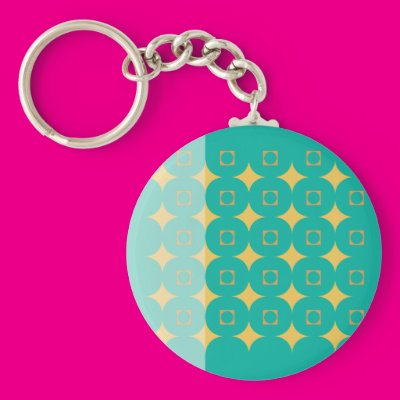 Two Toned Green with Gold Stars Keychain Zazzle_keychain Two Toned Green with Gold Stars Keychain Zazzle_keychain