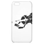 Two Toned Upright Bass Player Outline BW iPhone 5C Cases