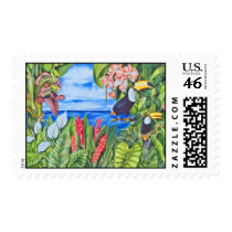 Two Toucans postage by joeyartist Two Toucans postage
