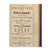 Two Treatises of Government Post Card