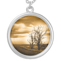 Two Trees Sepia Fields Necklace necklaces