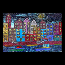 Two Tugboats By Night posters