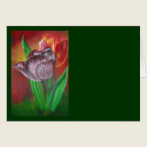 Two Tulips cards by taiche Two Tulips cards