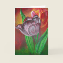 Two Tulips cards by taiche Two Tulips cards