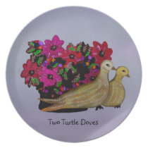 Two Turtle Doves Decorative Plate