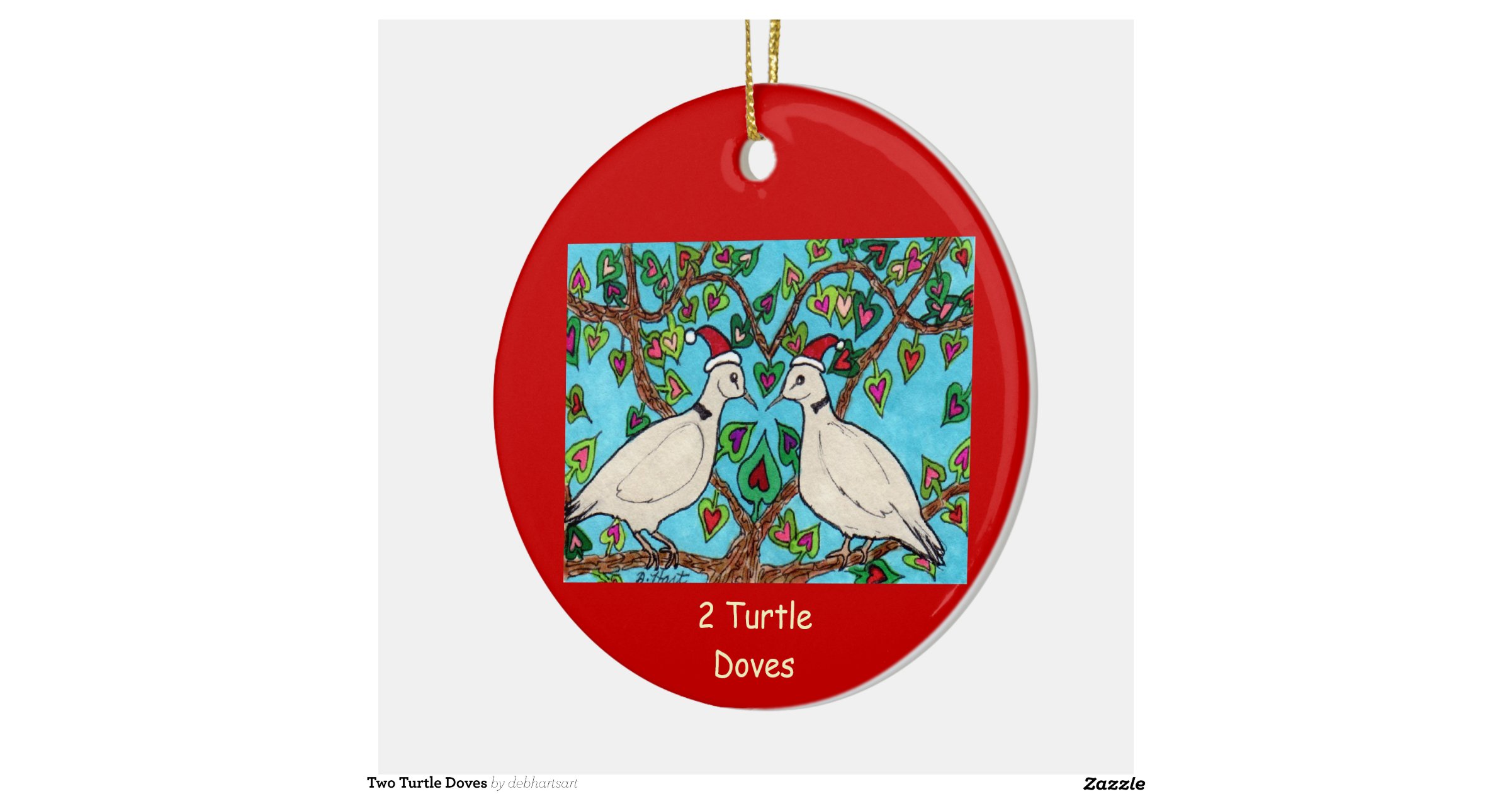 two turtle doves double sided ceramic round christmas two turtle doves double sided ceramic round christmas
