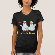 two turtle doves second 2nd day of christmas tshirt