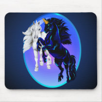 Two Unicorn Stallions2_Mousepad
