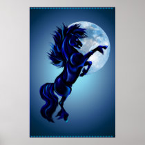 Two Unicorn Stallions Posters