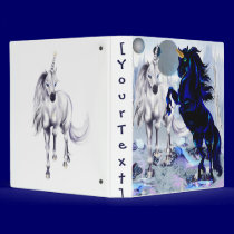 Two Unicorns Avery Binder