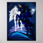 Two Unicorns Poster