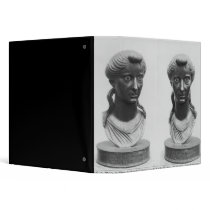 Two views of a bust of Livia 3 Ring Binder