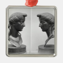 Two views of a bust of Livia Ornaments