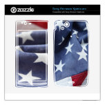 two views of the USA flag Xperia Arc skin