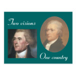 Two visions postcard