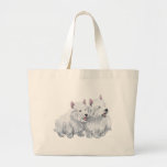 Two Westies Canvas Bags