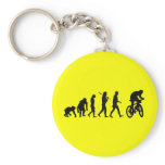 Two wheel downhill mountain biking key chain