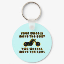 TWO WHEELS MOVE THE SOUL keychains by dgpaulart TWO WHEELS MOVE THE SOUL keychains