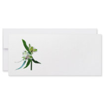 Two White Asiatic Lilies Rack Card Template
