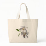 Two White Lilies Tote Bag