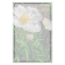 Two White Poppies stationery