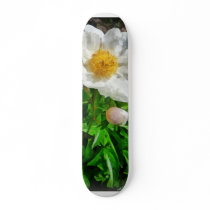 Two White Poppies skateboards