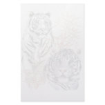 Two White Tigers STATIONERY