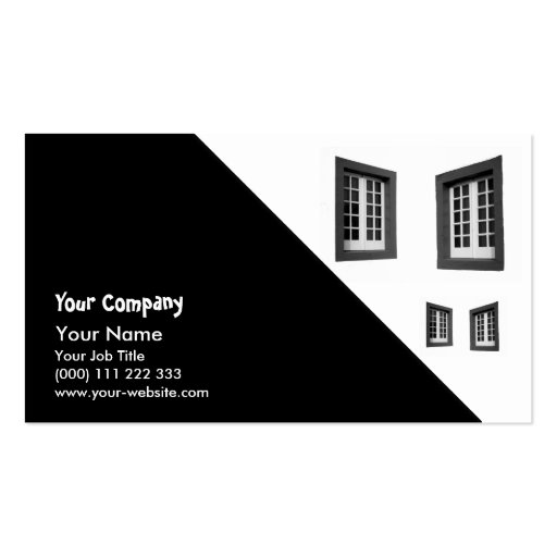 Two Windows Business Card Templates