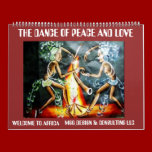two woman dancer, THE DANCE OF PEACE AND LOVE, ... calendars