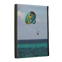Two Woman Parasailing in the Bahamas iPad Case