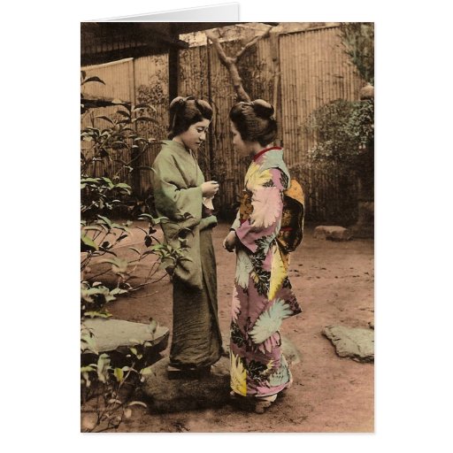 Two Women Greeting Card