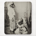 Two women in Tangier, Morocco, 1898 mousepads