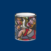 Two women mugs