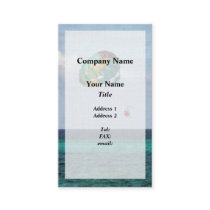 Two Women Parasailing in the Bahamas Business Card Template