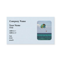 Two Women Parasailing in the Bahamas Business Cards