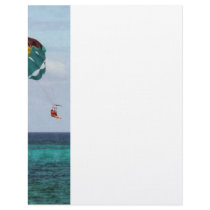 Two Women Parasailing in the Bahamas Custom Letterhead
