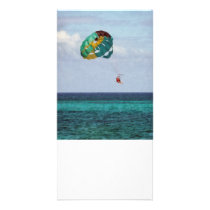 Two Women Parasailing in the Bahamas Picture Card