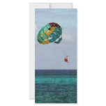 Two Women Parasailing in the Bahamas Custom Rack Card